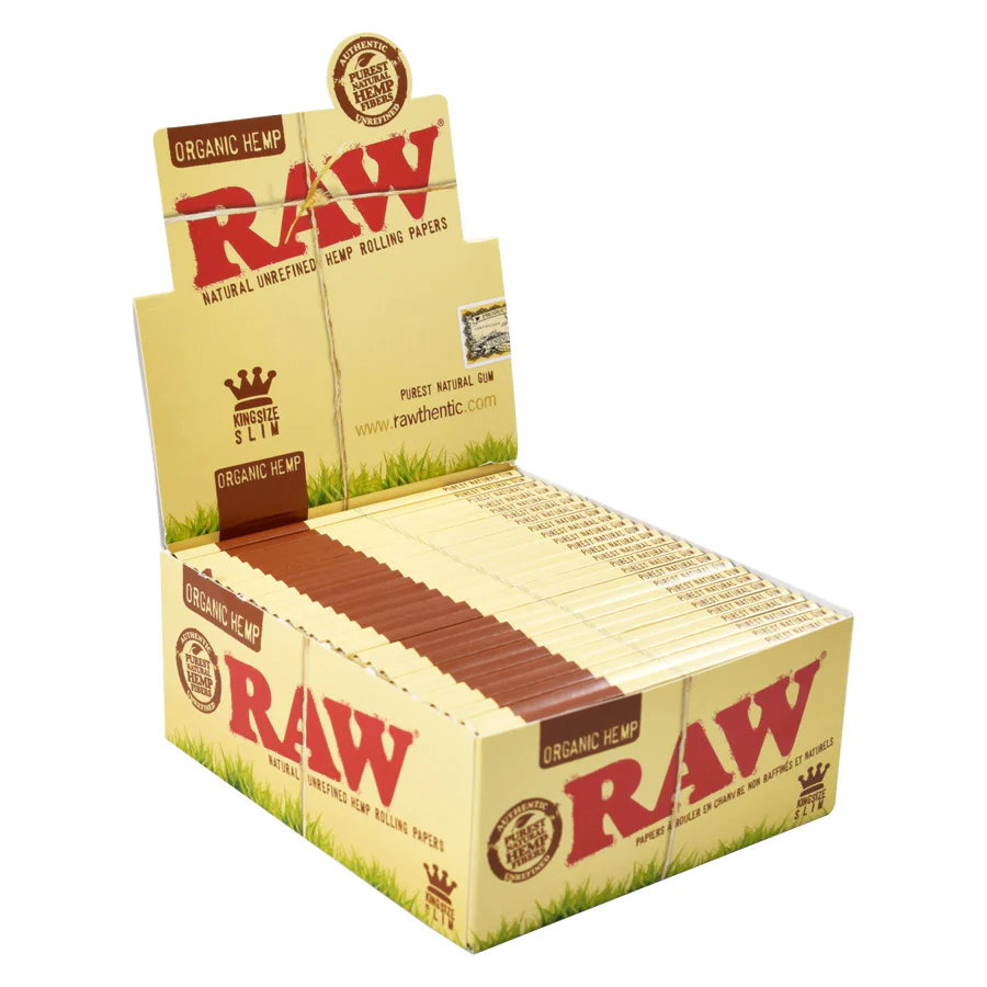 RAW Organic Rolling Papers – King Size Slim Accessories RAW Organic Rolling Papers – King Size Slim Accessories