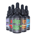 Align THC tincture 3000mg dropper bottle cannabis oil product packaging