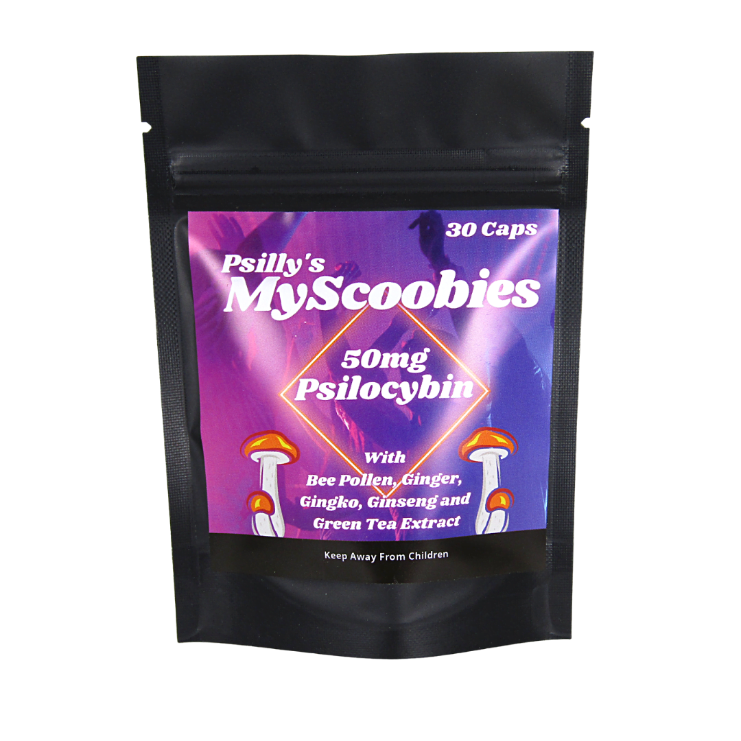 Psilly’s MyScoobies Microdose Caps Mushrooms Mushroom Capsules Psilly’s MyScoobies Microdose Caps Mushrooms Mushroom Capsules