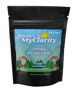 Psilly’s MyClarity Microdose Caps Mushrooms Mushroom Capsules