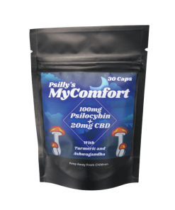 Psilly’s MyComfort Microdose Caps Mushrooms Mushroom Capsules