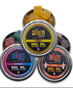 Align THC Gummies – 500mg THC Edibles Align