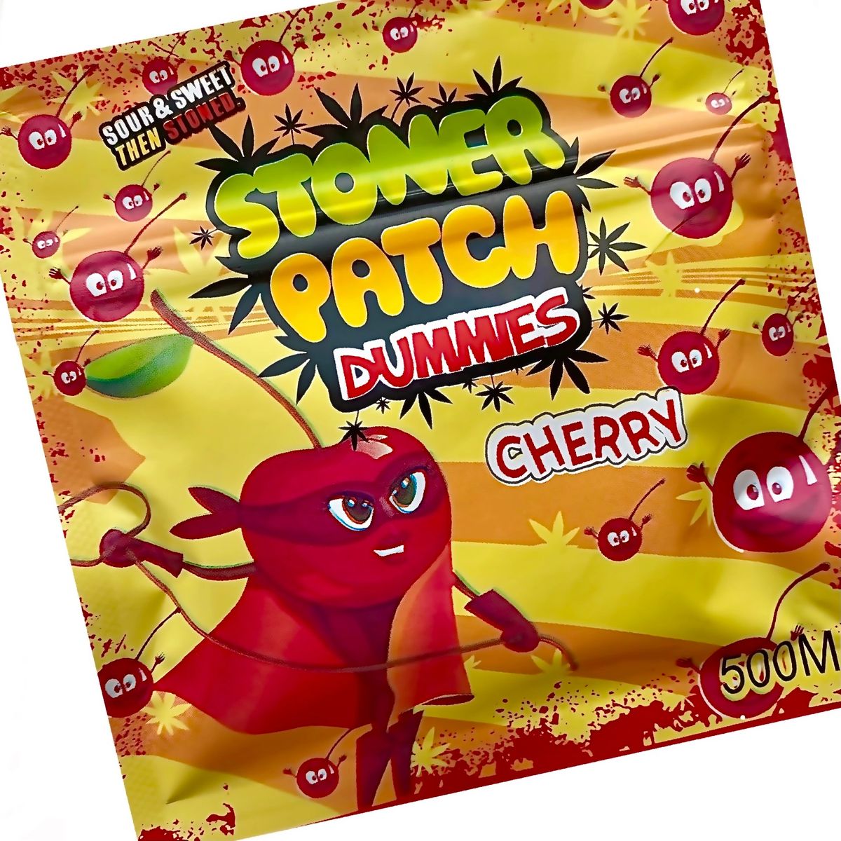 Stoner Patch Dummies – 500mg Cherry Edibles Stoner Patch Dummies – 500mg Cherry Edibles