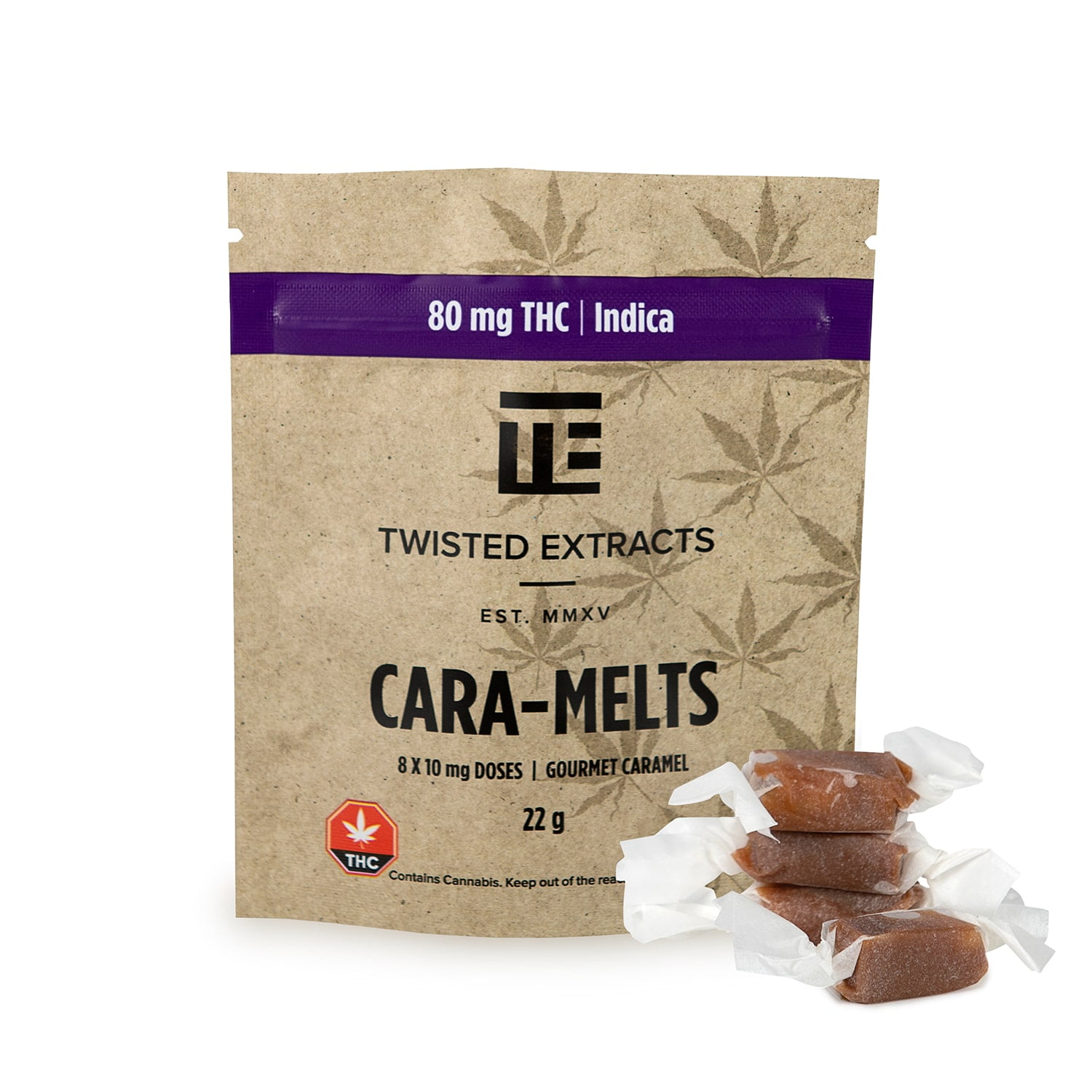 Twisted Extracts – Cara-Melts (80mg THC Indica) Edibles anti-anxiety Twisted Extracts – Cara-Melts (80mg THC Indica) Edibles anti-anxiety