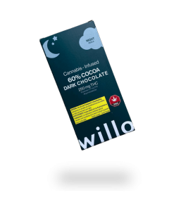 Willo Dark Chocolate Bars (250mg THC – Indica) Chocolate