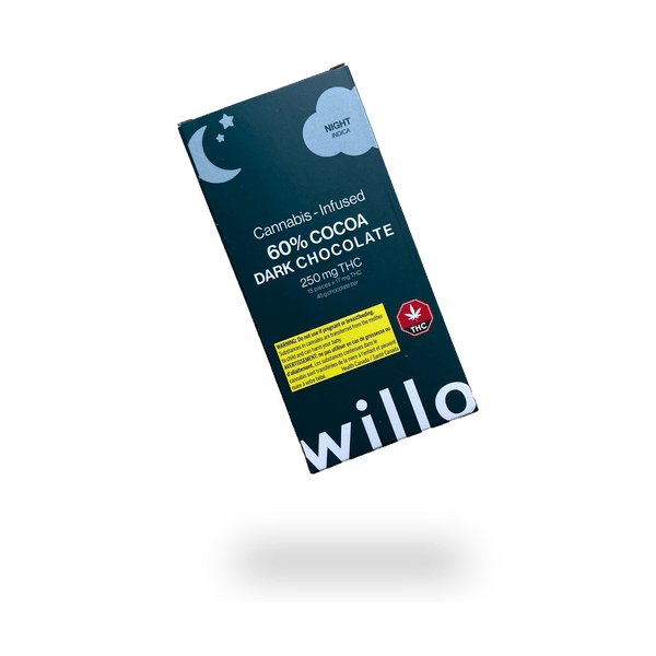 Willo Dark Chocolate Bars (250mg THC – Indica) Chocolate Willo Dark Chocolate Bars (250mg THC – Indica) Chocolate