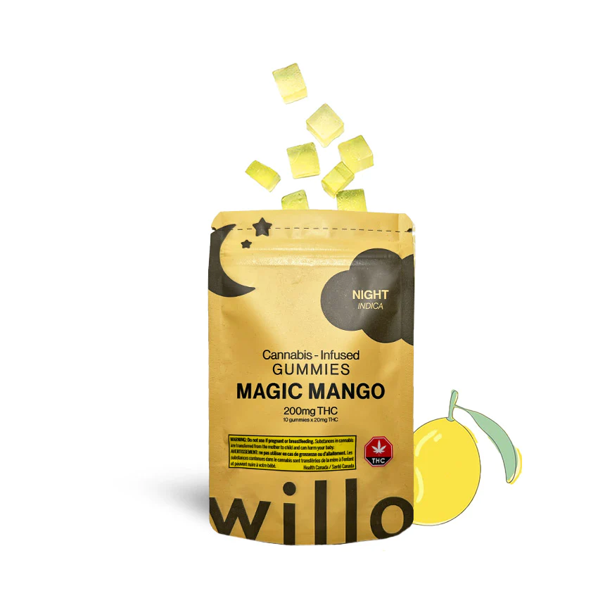 Willo Full Spectrum THC Gummies – 200mg (Indica) Edibles Full Spectrum Willo Full Spectrum THC Gummies – 200mg (Indica) Edibles Full Spectrum
