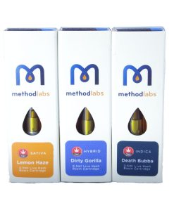 Method Labs – 0.5g Live Hash Rosin Cartridges Concentrates 510 Compatible