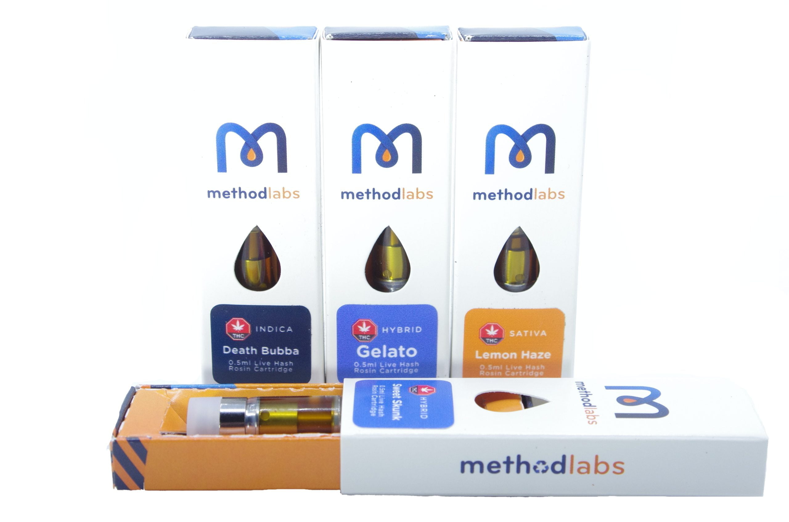 Method Labs – 0.5g Live Hash Rosin Cartridges Concentrates 510 Compatible Method Labs – 0.5g Live Hash Rosin Cartridges Concentrates 510 Compatible