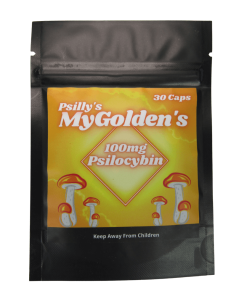 Psilly’s MyGoldens Microdose Caps Mushrooms Mushroom Capsules