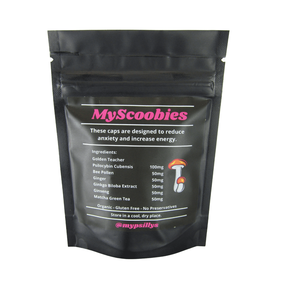 Psilly’s MyScoobies Microdose Caps Mushrooms Mushroom Capsules Psilly’s MyScoobies Microdose Caps Mushrooms Mushroom Capsules