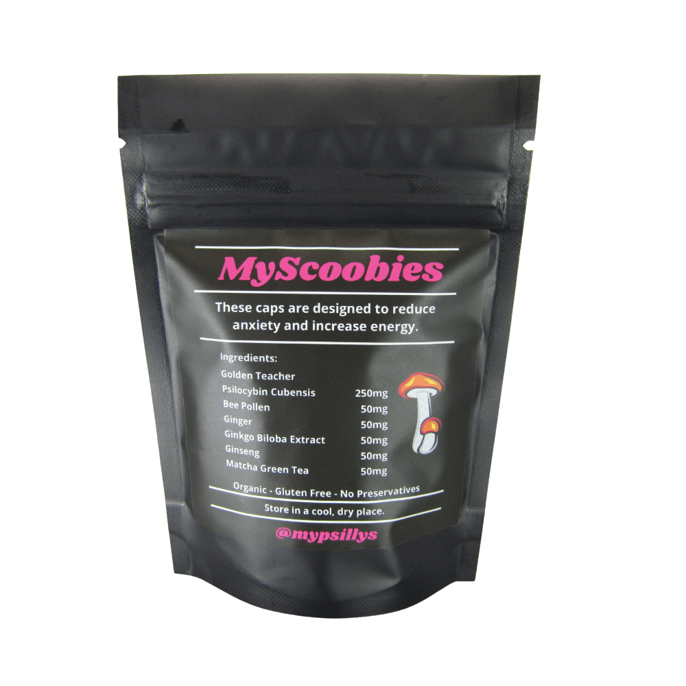 Psilly’s MyScoobies Microdose Caps Mushrooms Mushroom Capsules Psilly’s MyScoobies Microdose Caps Mushrooms Mushroom Capsules