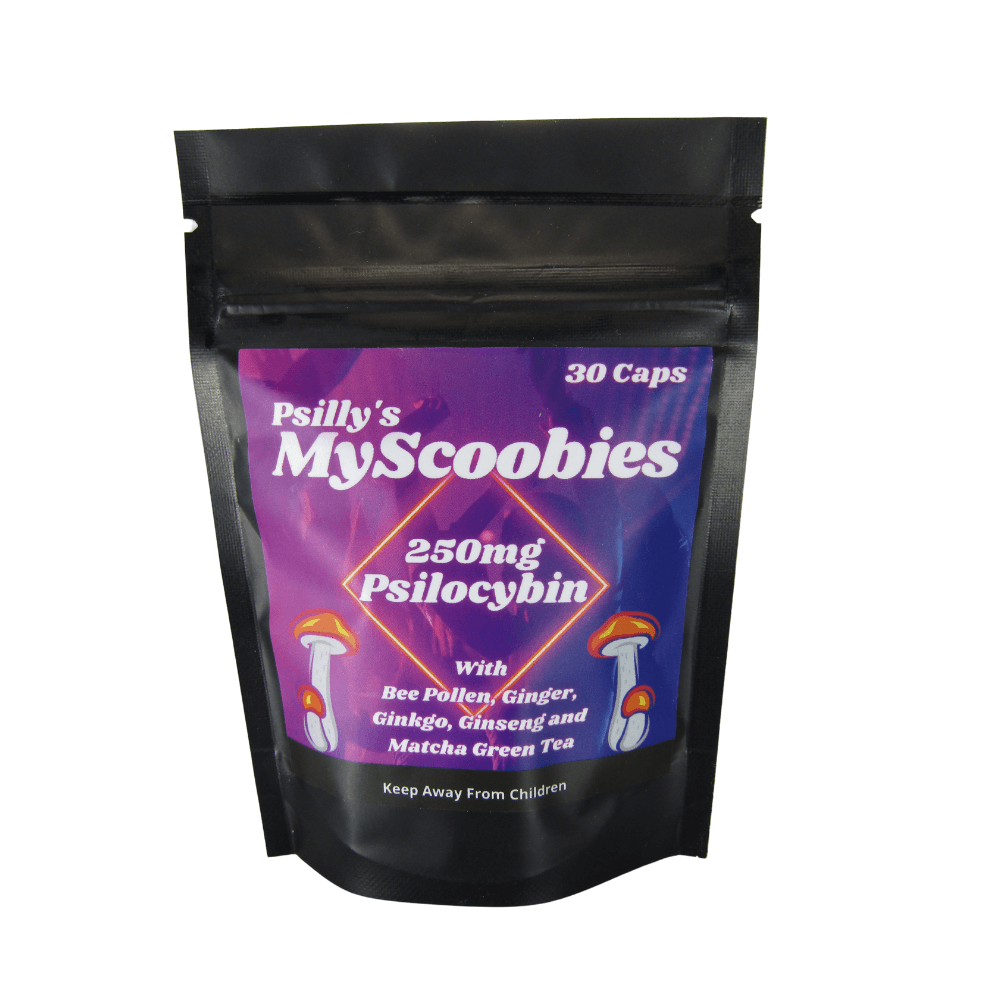 Psilly’s MyScoobies Microdose Caps Mushrooms Mushroom Capsules Psilly’s MyScoobies Microdose Caps Mushrooms Mushroom Capsules