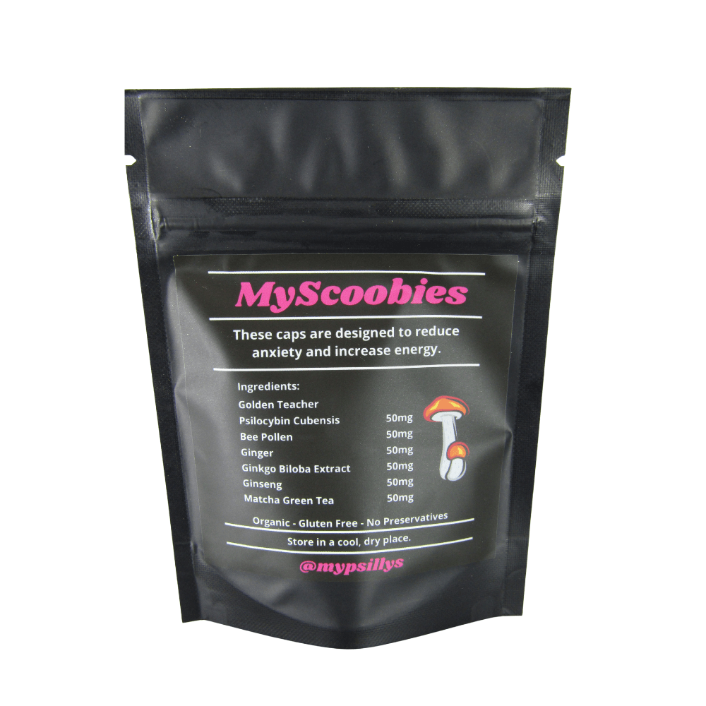 Psilly’s MyScoobies Microdose Caps Mushrooms Mushroom Capsules Psilly’s MyScoobies Microdose Caps Mushrooms Mushroom Capsules