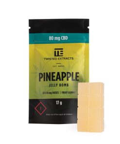 Twisted Extracts – CBD Jelly Bomb (80mg CBD) Edibles anti-anxiety