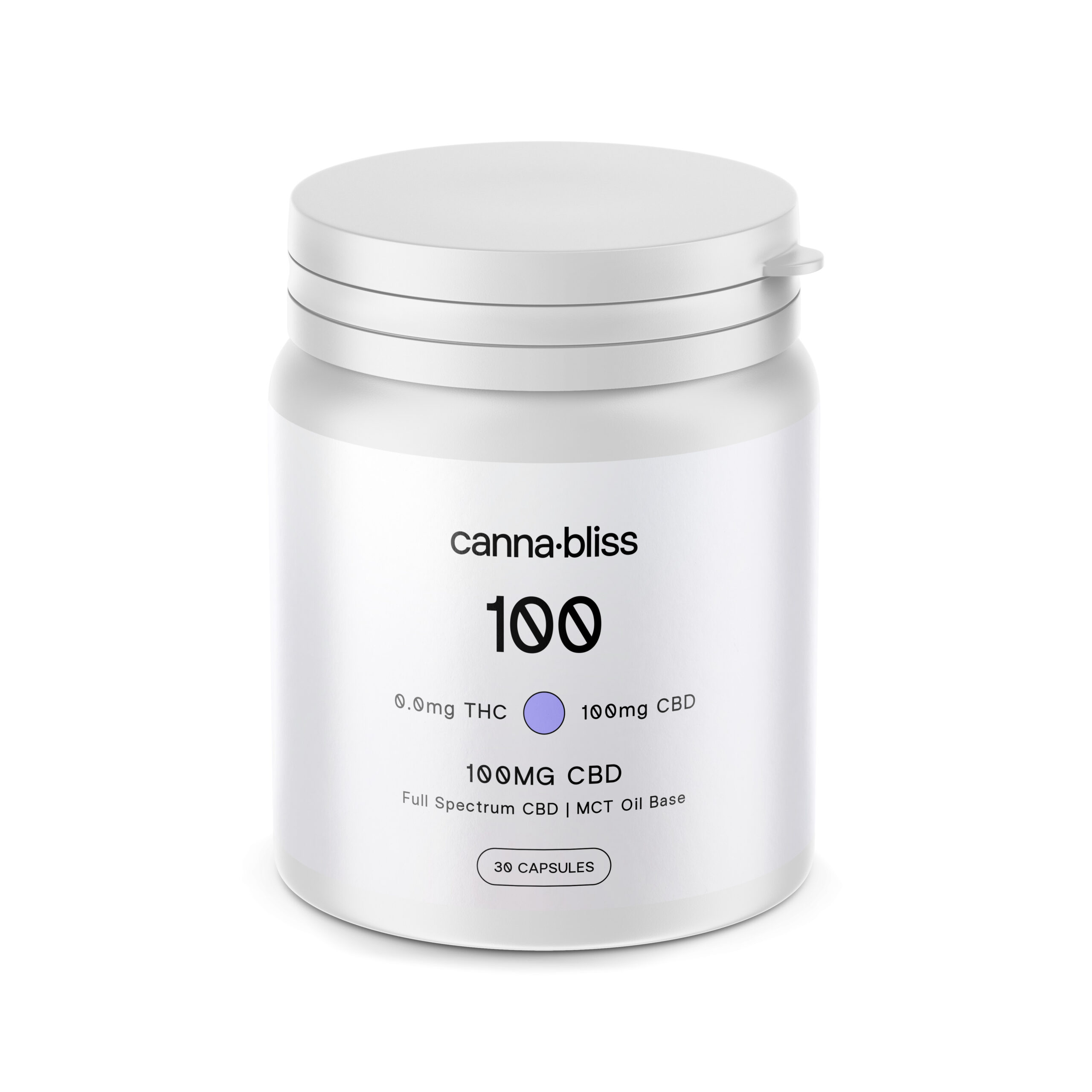 Canna Bliss Full Spectrum CBD Capsules – 100mg (30 pack) Canna Bliss CBD Canna Bliss Full Spectrum CBD Capsules – 100mg (30 pack) Canna Bliss CBD