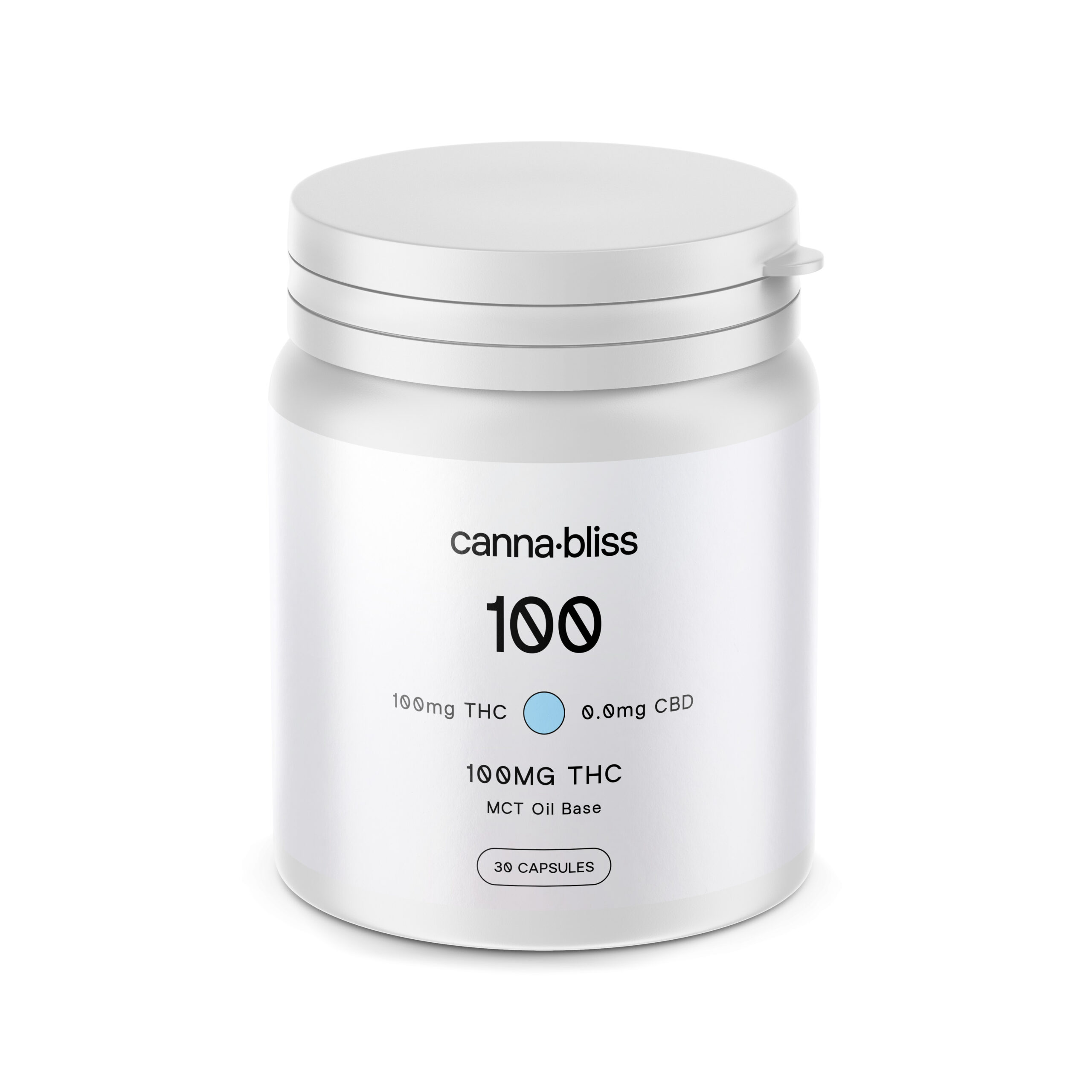Canna Bliss THC Capsules – 100mg (30 pack) Capsules CBD Canna Bliss THC Capsules – 100mg (30 pack) Capsules CBD