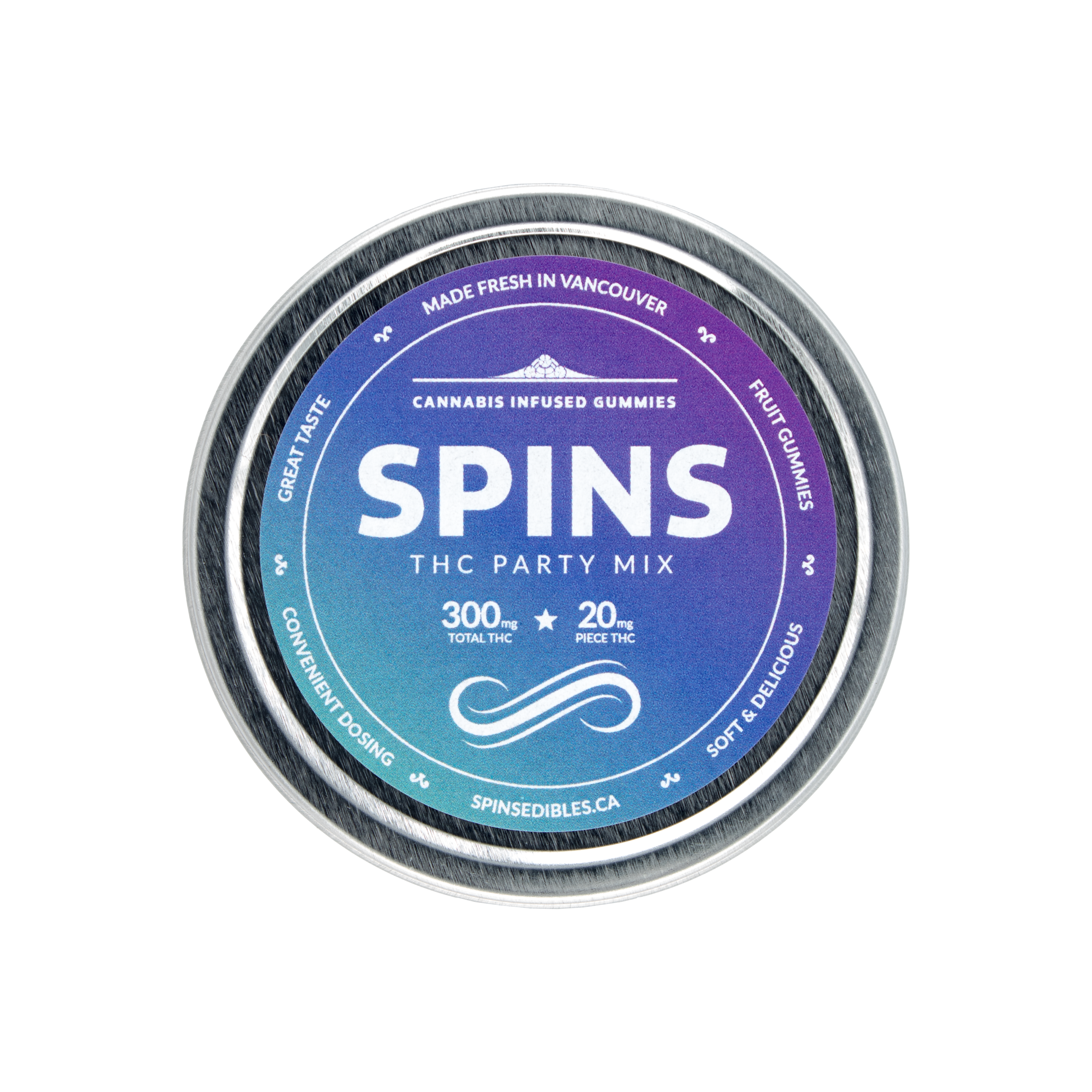 SPINS – THC Party Mix Gummies Edibles SPINS – THC Party Mix Gummies Edibles