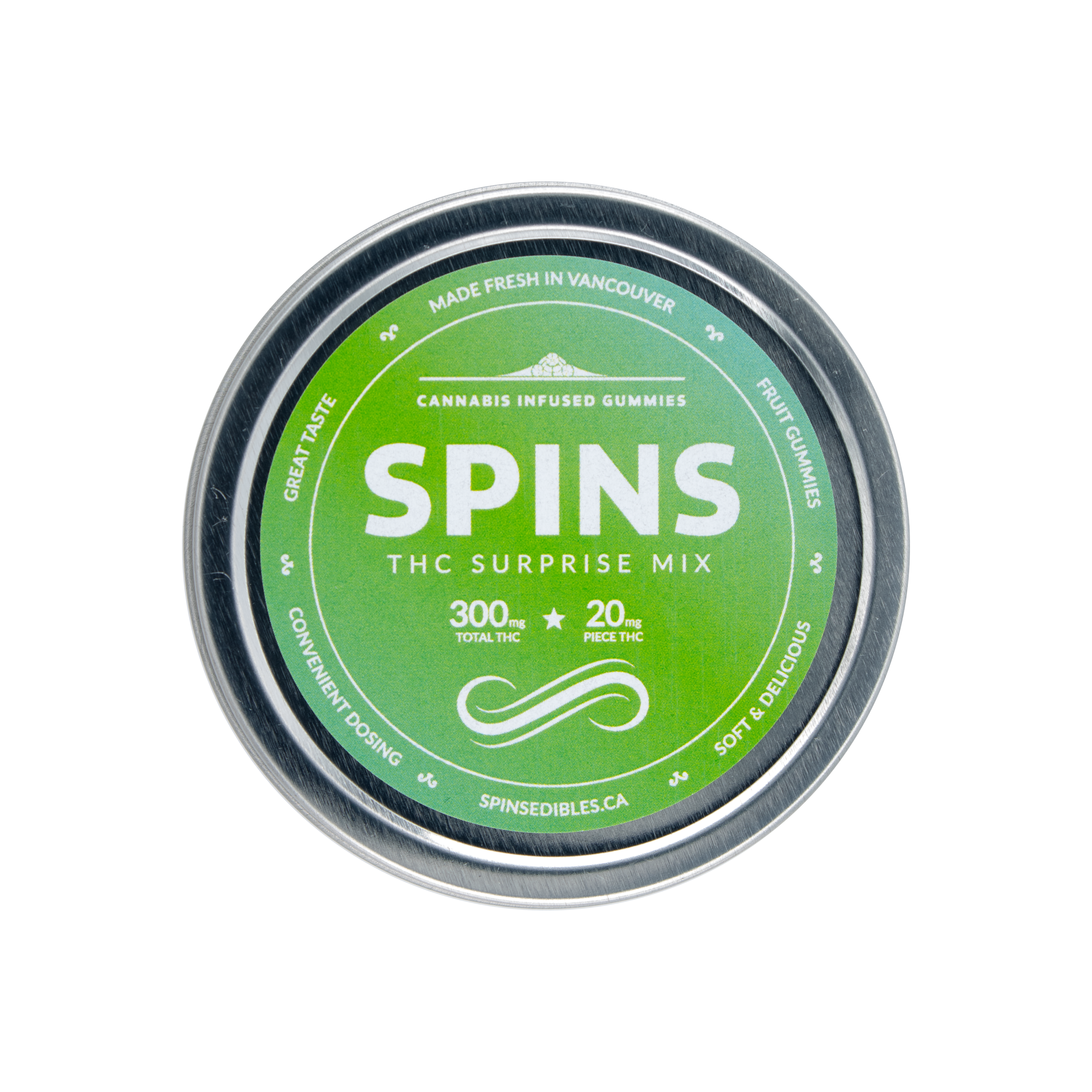 SPINS – THC Surprise Gummies (300mg THC) Candies SPINS – THC Surprise Gummies (300mg THC) Candies