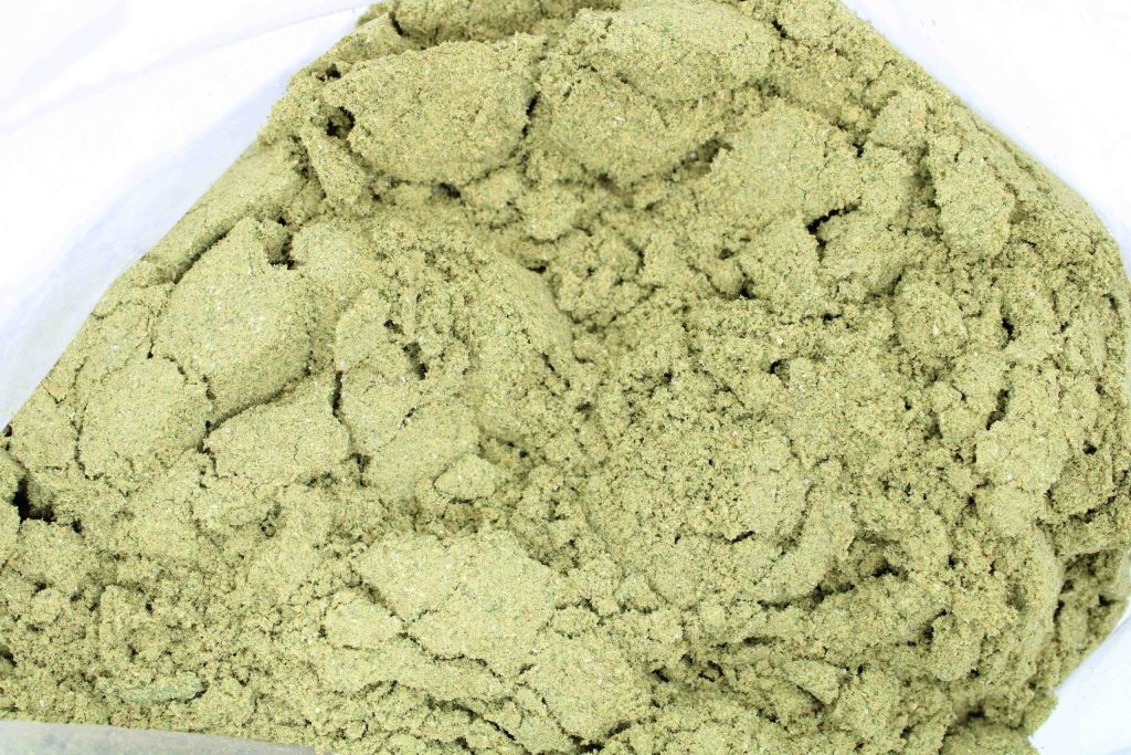 Loose sifted kief, the powdered cannabis resin that is pressed to make hash, available in Canada from Happy Clouds