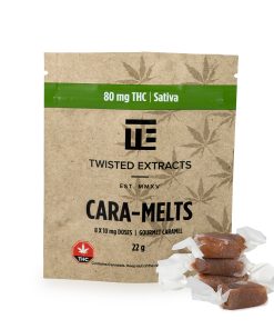Twisted Extracts – Sativa Cara-Melts (80mg THC) Edibles anti-anxiety