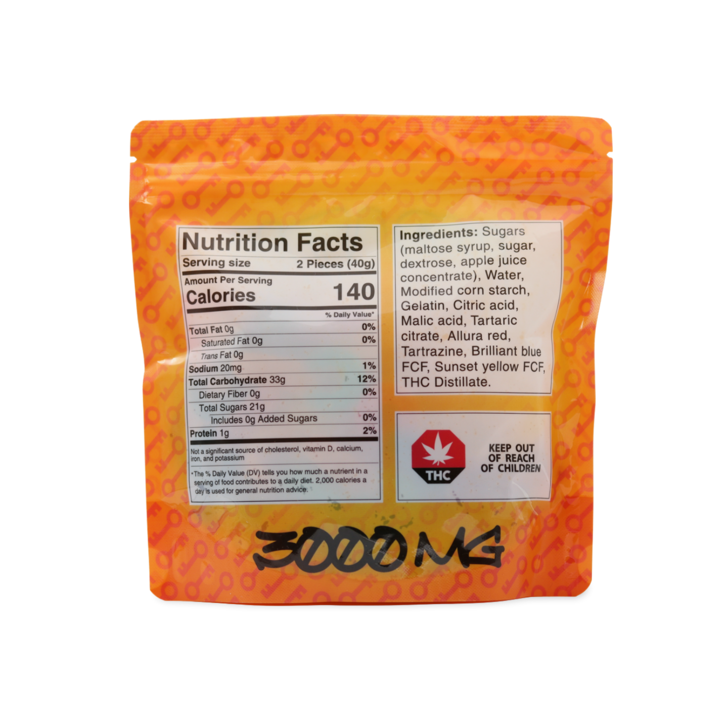 Krazy Keys – 60mg Gummies (3000mg THC) Candies Krazy Keys – 60mg Gummies (3000mg THC) Candies