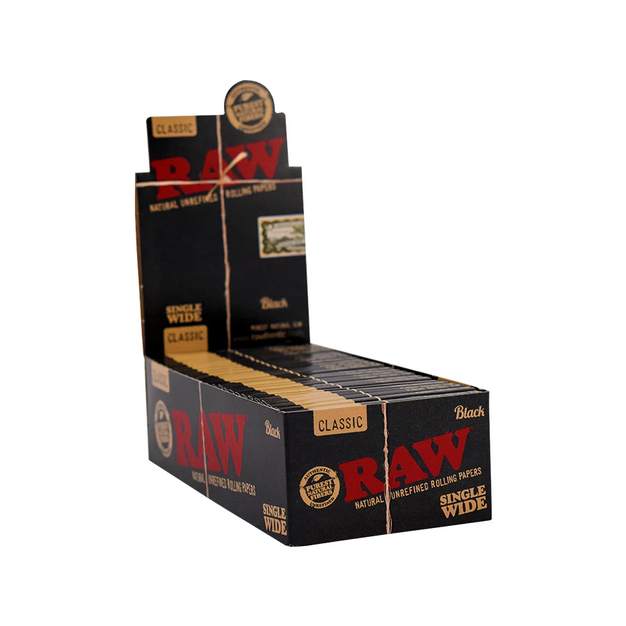 RAW Black Rolling Papers Accessories RAW Black Rolling Papers Accessories