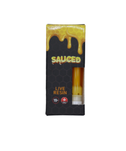 Sauced 1G Live Resin Vape Cartridges live resin