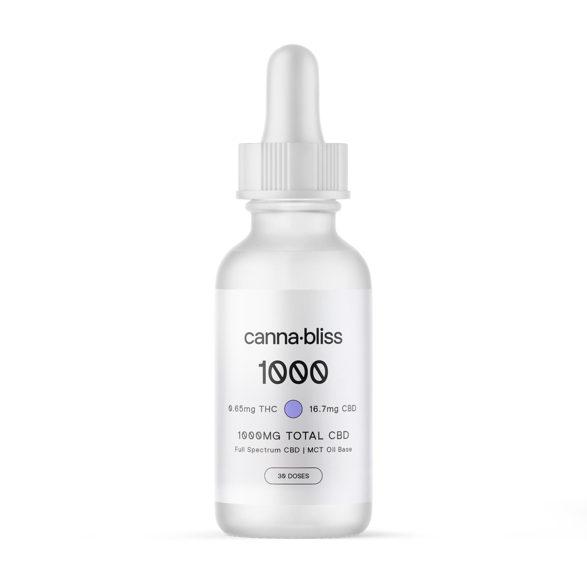 Canna Bliss CBD Tincture (1000mg) Tinctures Canna Bliss CBD Tincture (1000mg) Tinctures