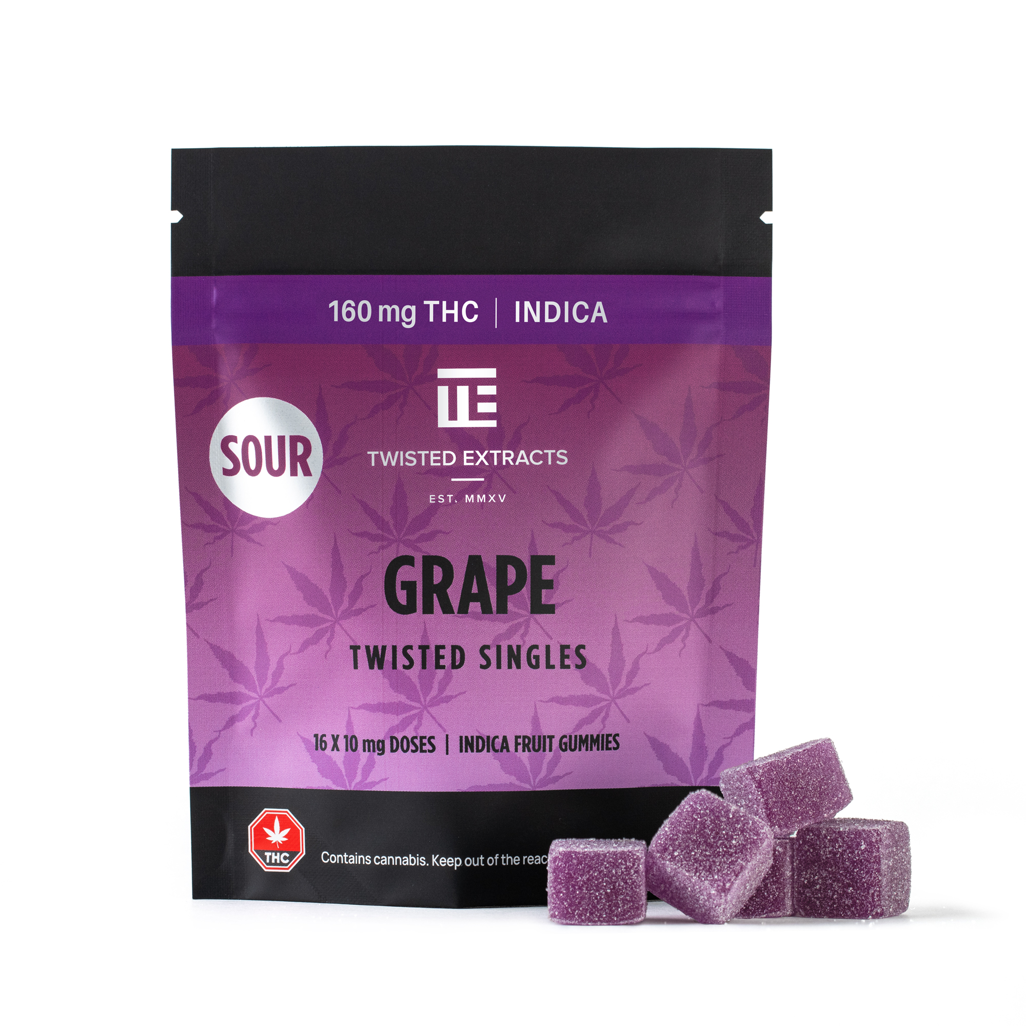 Twisted Singles – Indica (160 mg THC) Twisted Extracts Twisted Singles – Indica (160 mg THC) Twisted Extracts