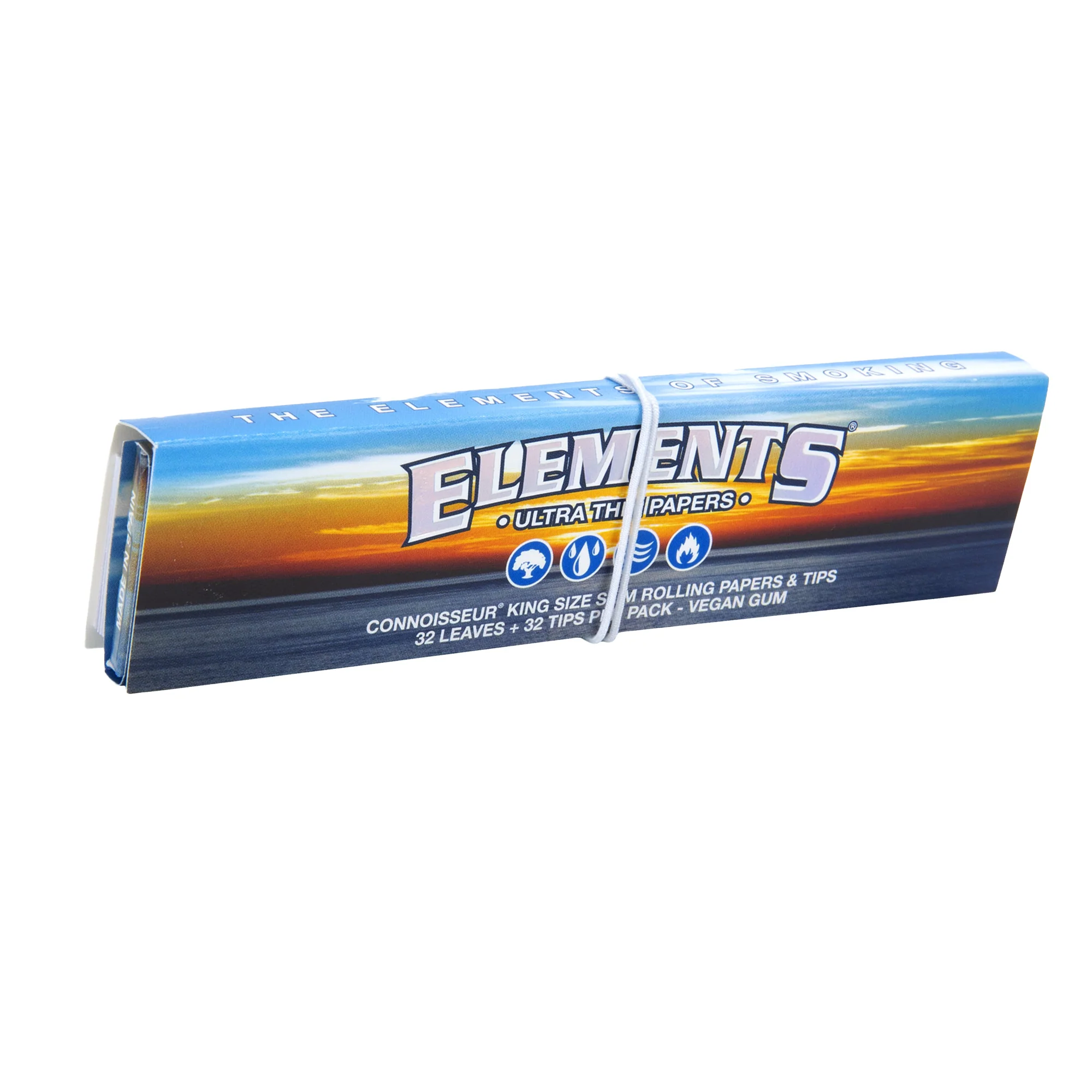 Elements Connoisseur Rolling Papers with Tips – King Size Slim Accessories Elements Connoisseur Rolling Papers with Tips – King Size Slim Accessories