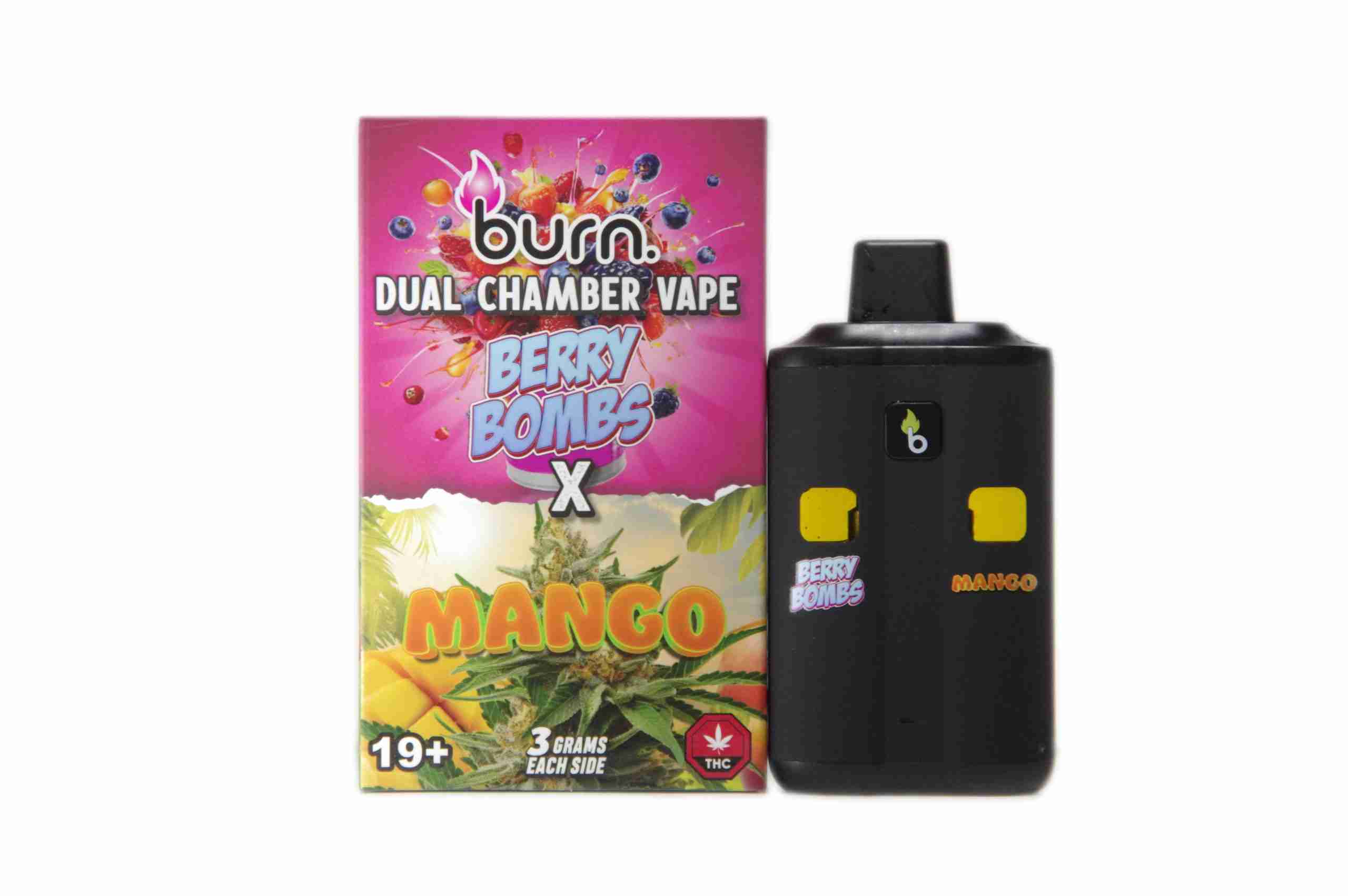 6 Gram Dual-Chamber BURN Disposable Vape Burn Cartridges 6 Gram Dual-Chamber BURN Disposable Vape Burn Cartridges