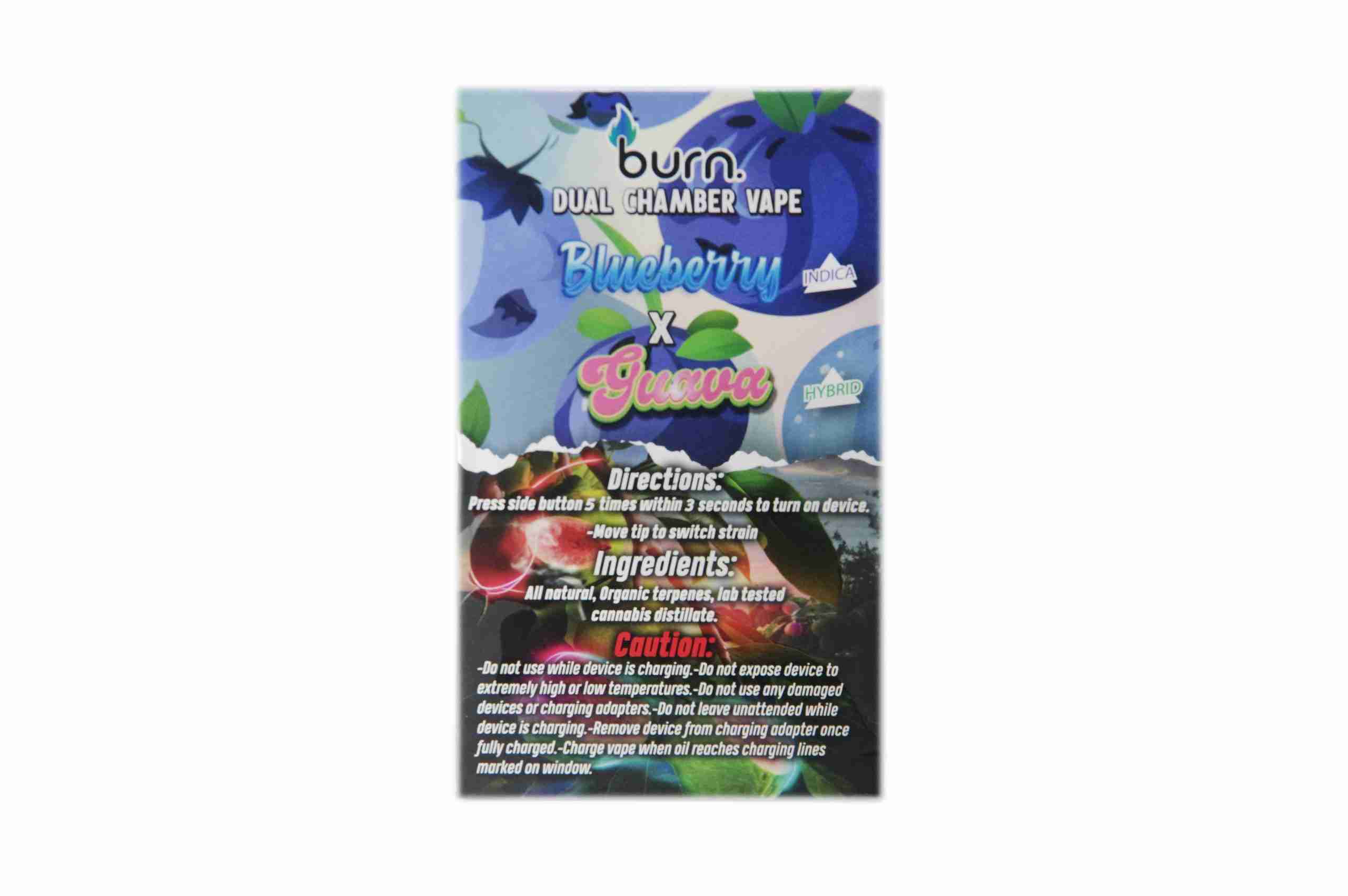 6 Gram Dual-Chamber BURN Disposable Vape Burn Cartridges 6 Gram Dual-Chamber BURN Disposable Vape Burn Cartridges