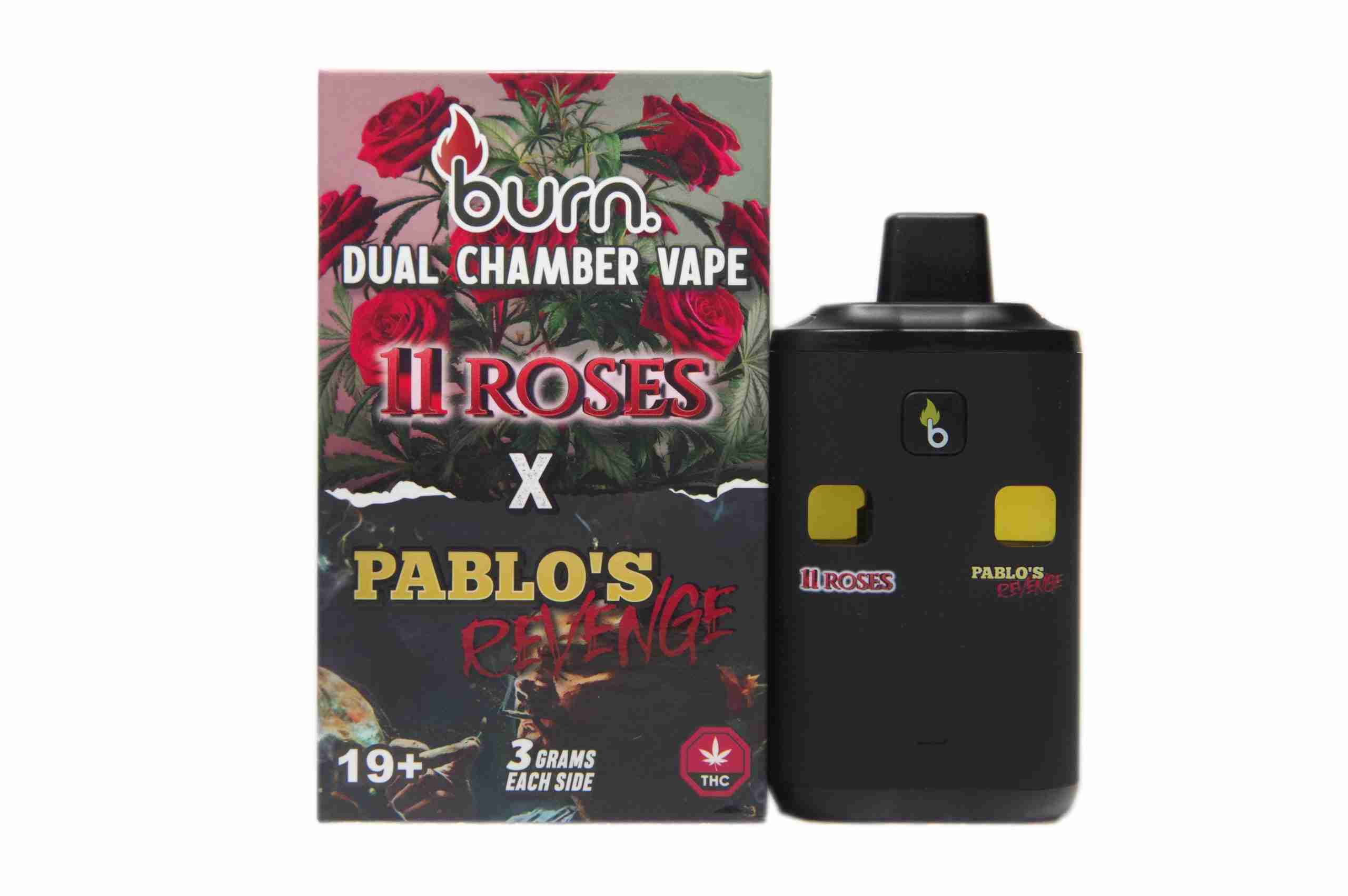 6 Gram Dual-Chamber BURN Disposable Vape Burn Cartridges 6 Gram Dual-Chamber BURN Disposable Vape Burn Cartridges