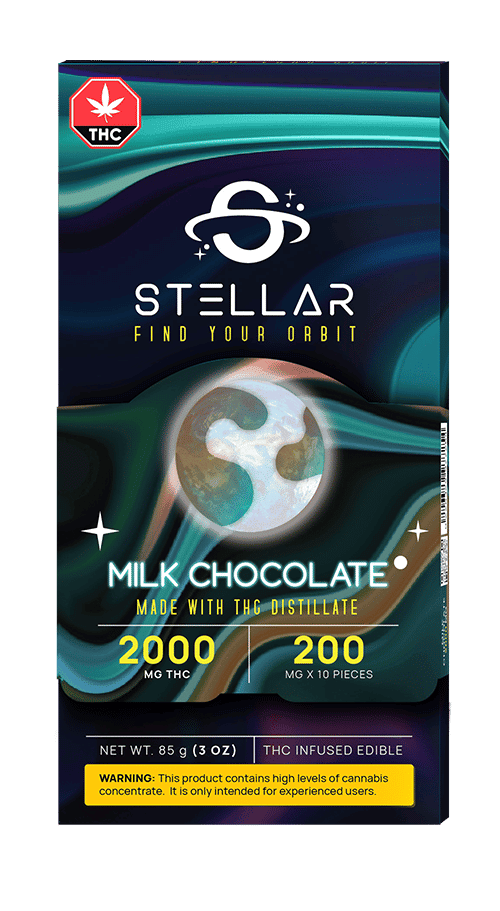 Stellar 2000mg Chocolate Bars Chocolate Cannabis Edible Chocolate Stellar 2000mg Chocolate Bars Chocolate Cannabis Edible Chocolate